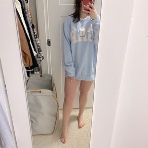 Oversized Baby Blue GAP hoodie
